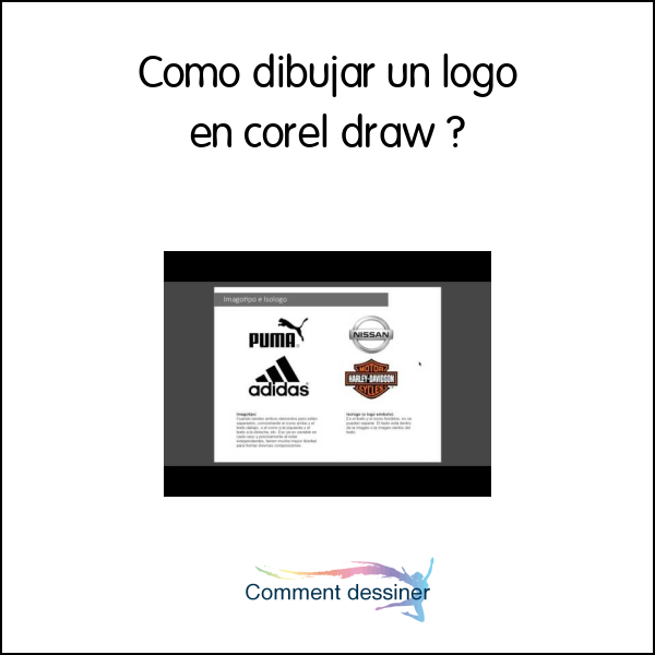 Como dibujar un logo en corel draw